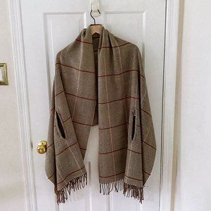 Madewell Plaid Cape Scarf